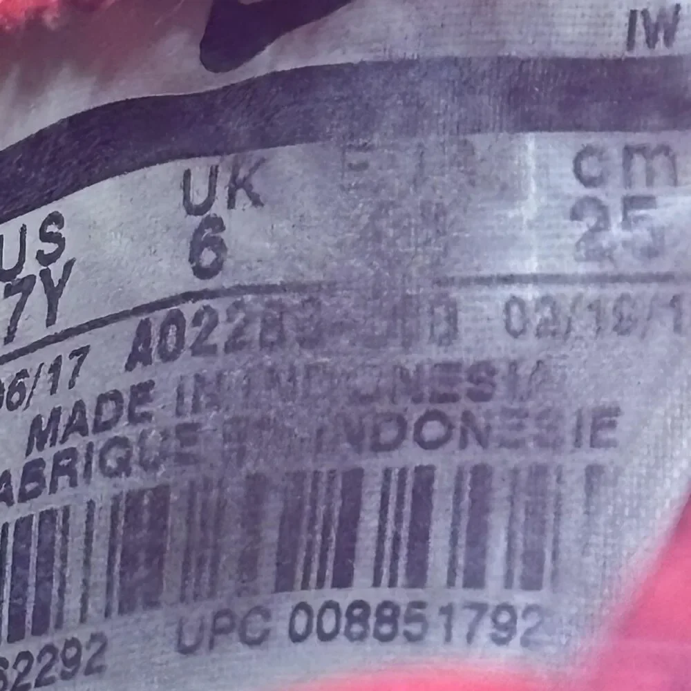 Nike Air Force 1 '07 LV8 Low Shoes Youth 7Y UV Siren Red White Patent‎ Sneakers
